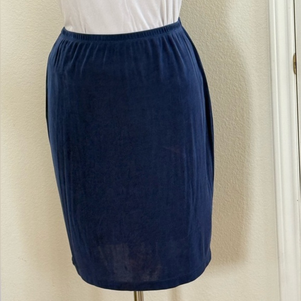 Chico's Travelers Classic Blue Pencil Skirt size 16 (Chico’s size 3)